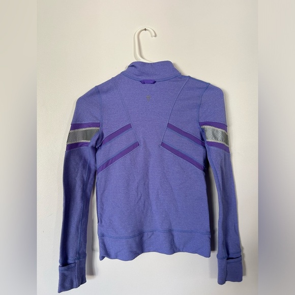 Ivivva Lululemon Glow and Go 1/2 Zip Pullover Size 8 Purple - Picture 6 of 8